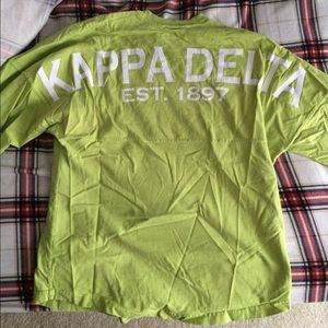 Green Kappa Delta spirit jersey