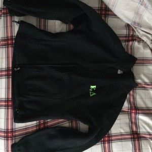 Kappa delta black zip up jacket
