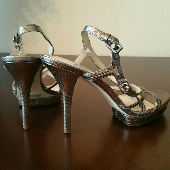 Michael Kors High Heeled Sandals (metallic) - Picture 1 of 4