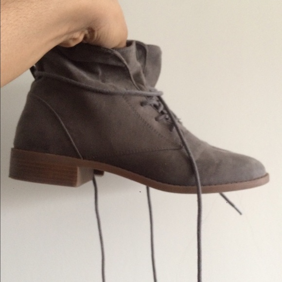 Forever 21 grey boots