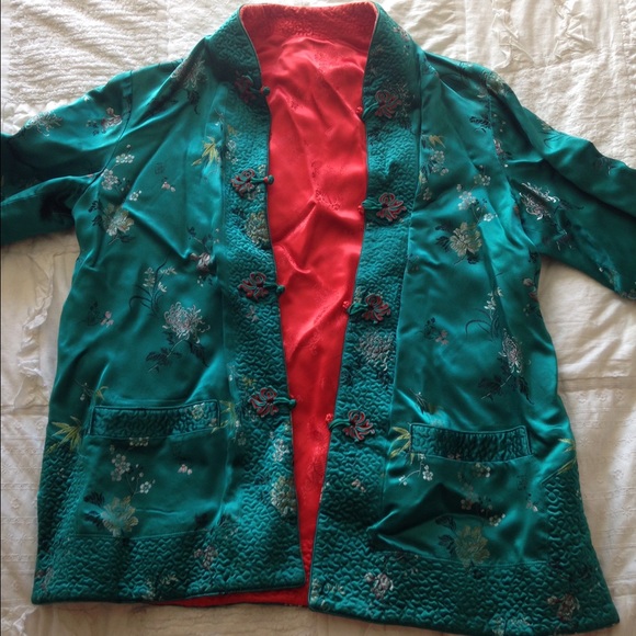 Reversible Chinese style silk jacket