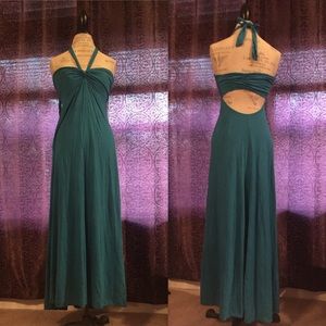 Teal maxi dress 🌴👗