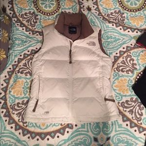 North Face Down White Vest