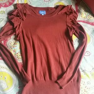 Vera Wang burnt orange sweater