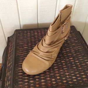 Wonderful Tan Ankle Boots to dress up jeans, skirt