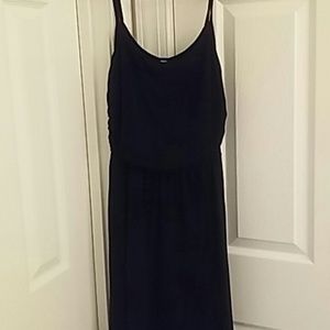Spaghetti strap black dress