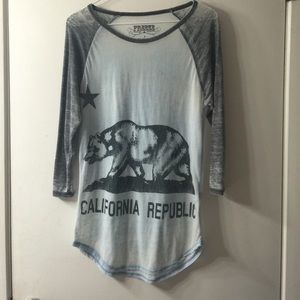 3/4 sleeve tunic tee