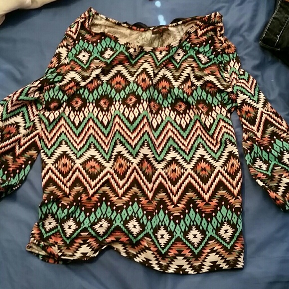 Tribal print blouse