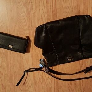 Coach Isabel handbag and zip around wallet