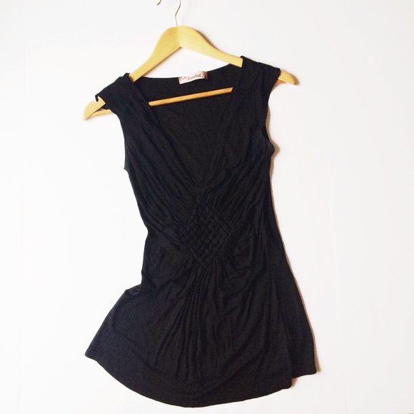 Francesca Black Knit Shirt