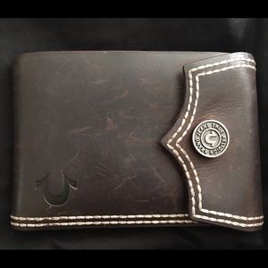 Brown leather wallet