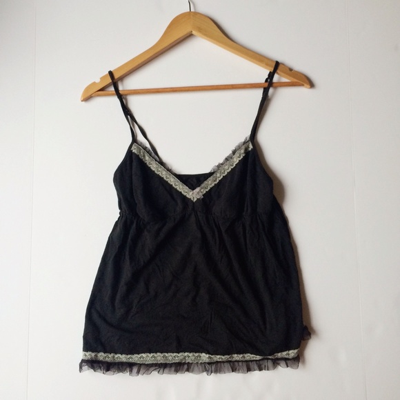 Victoria Secret Nighty Camisole with Tulle Trim