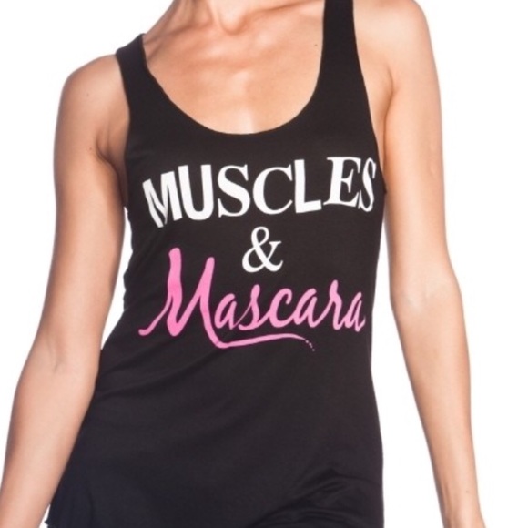 LAST ONE! Muscles & Mascara Tank - Picture 2 of 2