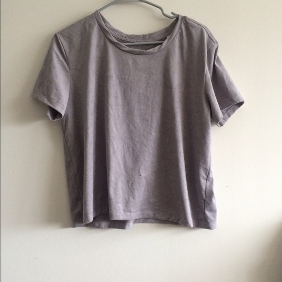PacSun suede shirt. Teal/grey-ish color