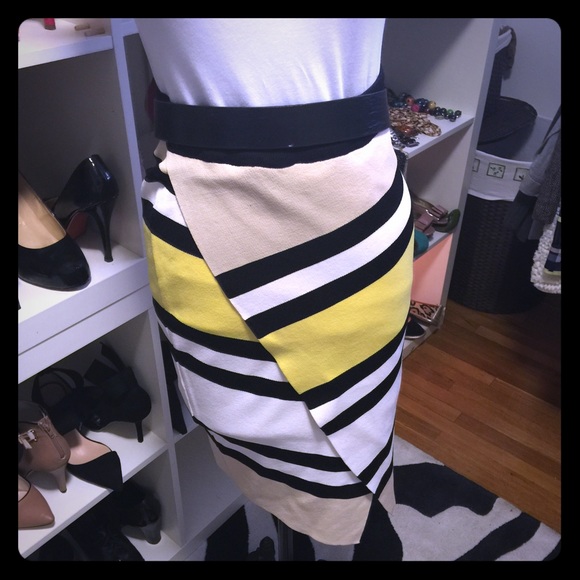 Striped skirt