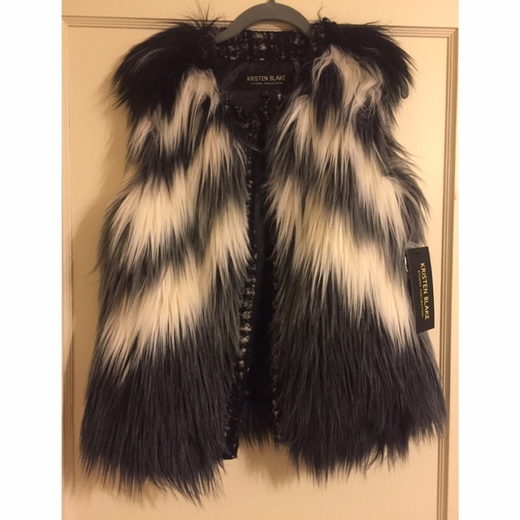 Kristen Blake Faux Fur Vest