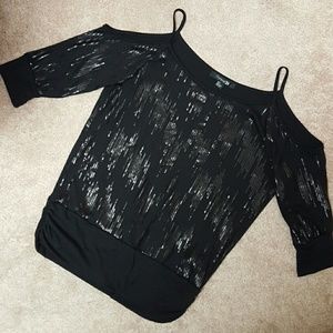 Forever 21 shoulder cutout top