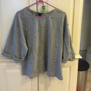 H&M jeweled sweatshirt