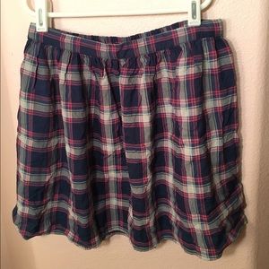 Abercrombie Kids Plaid Skirt ~ size XL