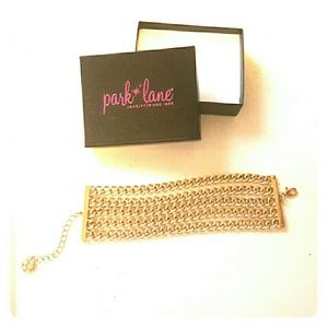 Park Lane Gold Multi-strand chain bracelet.