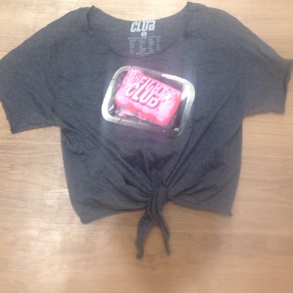 Fight club crop top
