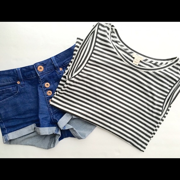 Pacsun Bullhead Denim High Rise Short