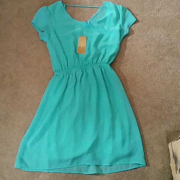 Teal dress