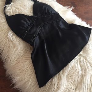 Guess Jeans black Halter Top Sz S