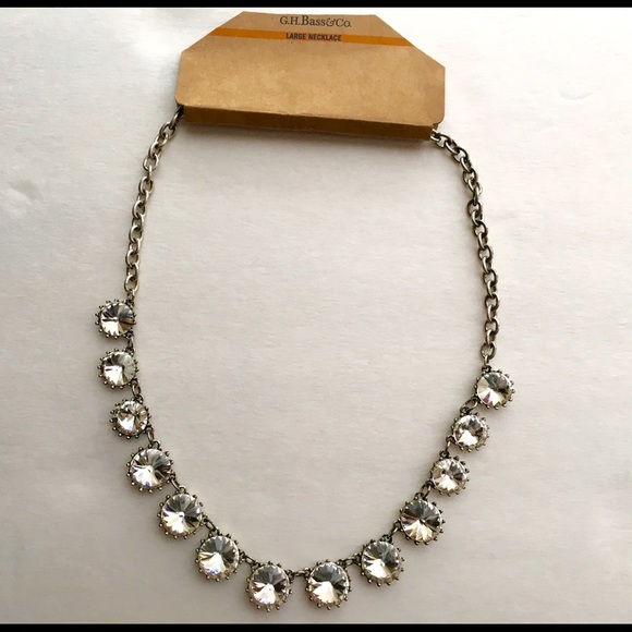 GH Bass and Co Faux Diamond Statement