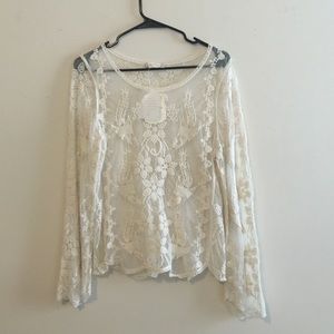Lace Long Sleeve Top