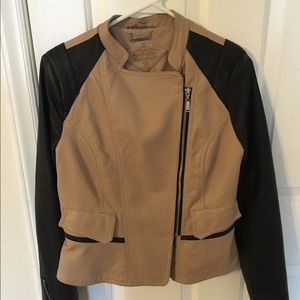 Faux leather jacket
