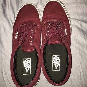 Maroon vans