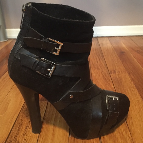 Michael Kors black Tatum ankle booties