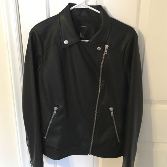 Faux leather jacket
