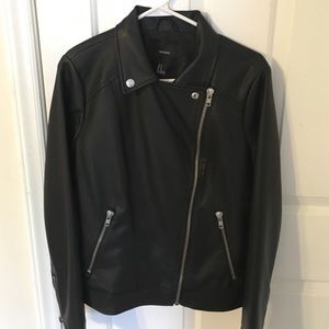 Faux leather jacket