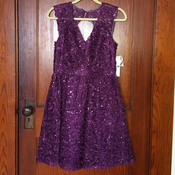 Purple party dress