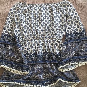 Off the shoulder romper