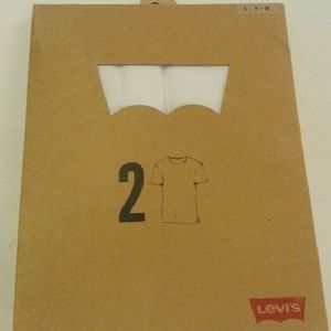 NWT Levis 100% Cotton White Basic Tee for men