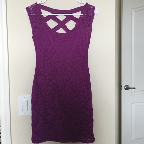 ‼️SOLD‼️ Purple lace dress