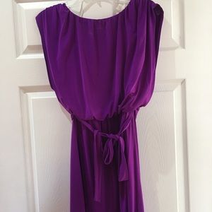 Purple Cocktail Dress