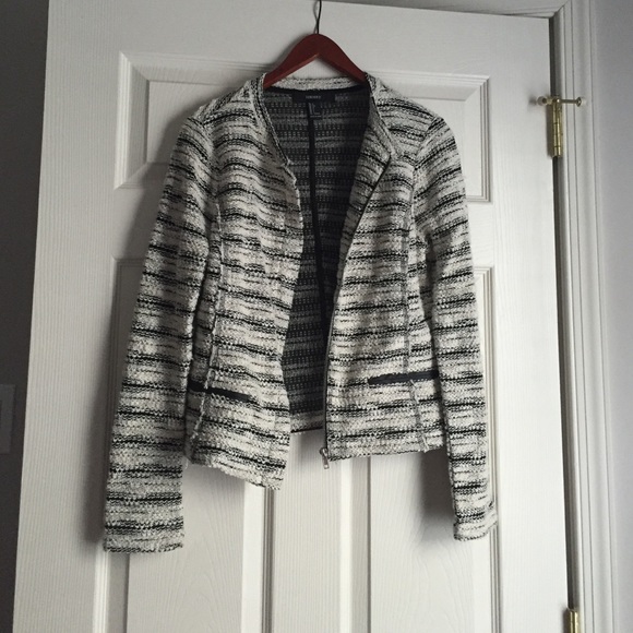White and black jacket/blazer from Forever 21