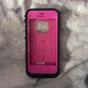 AUTHENTIC Pink Lifeproof Phone Case