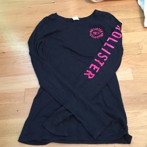 Hollister navy long sleeve size M