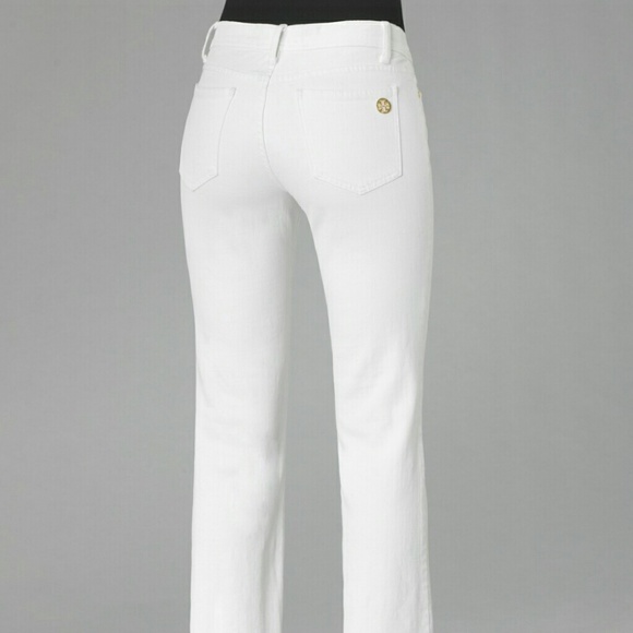 tory burch white pants