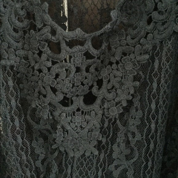 NWOT Hollister black lace blouse