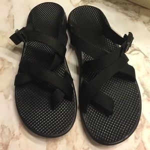 Brand new black Chacos sandals