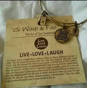 Wind & Fire Live Love Laugh bracelet