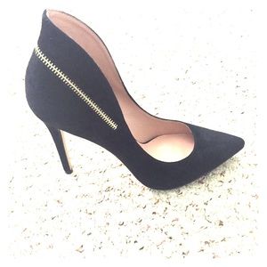 Enzo Angiolini Black Pointed-Toe Heels