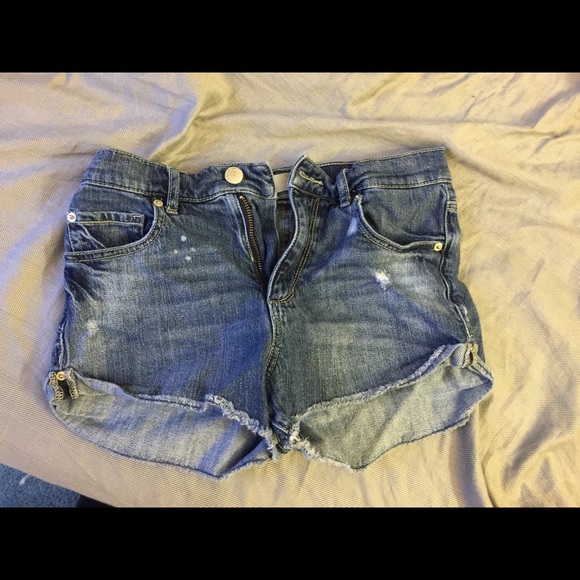 High waisted Jean shorts