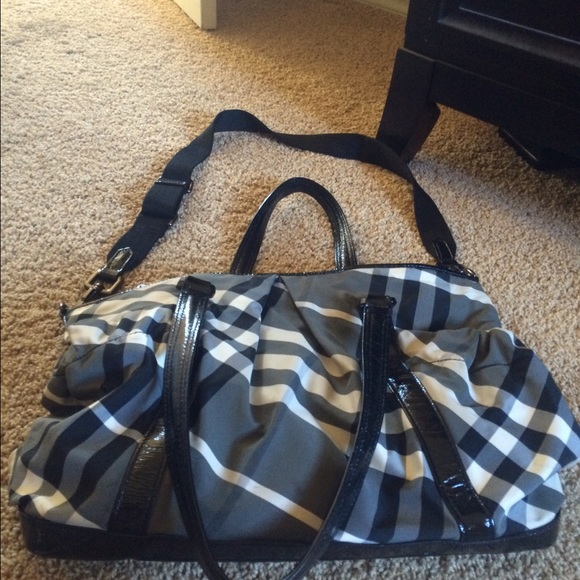 Burberry diaper bag
